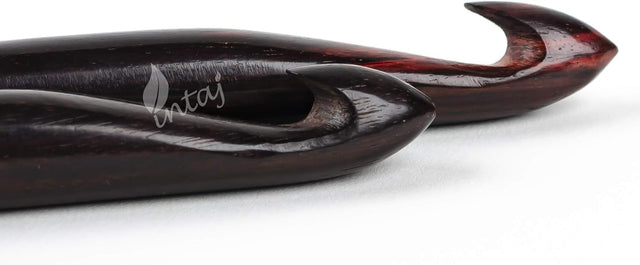 Crochet Hooks Knitting Needle, Premium Rosewood Turned Crochet Yarn Hooks for Knitting Lover (Rosewood, Pack of All)