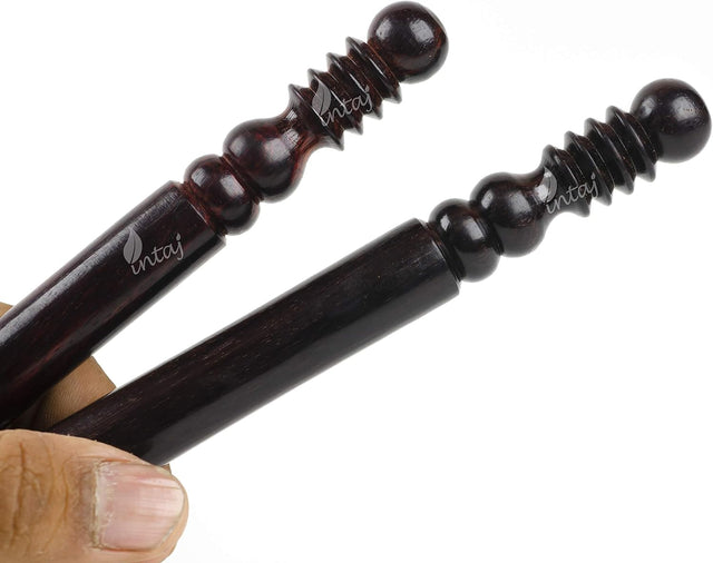 Crochet Hooks Knitting Needle, Premium Rosewood Turned Crochet Yarn Hooks for Knitting Lover (Rosewood, Pack of All)