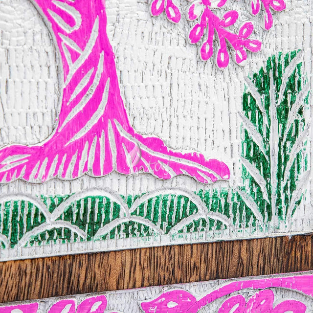 Handcarved Wooden Cremation Urn – Tree of Life Design – Suitable for Adult Men & Women, Mom & Dad, Dogs – 250lbs Capacity