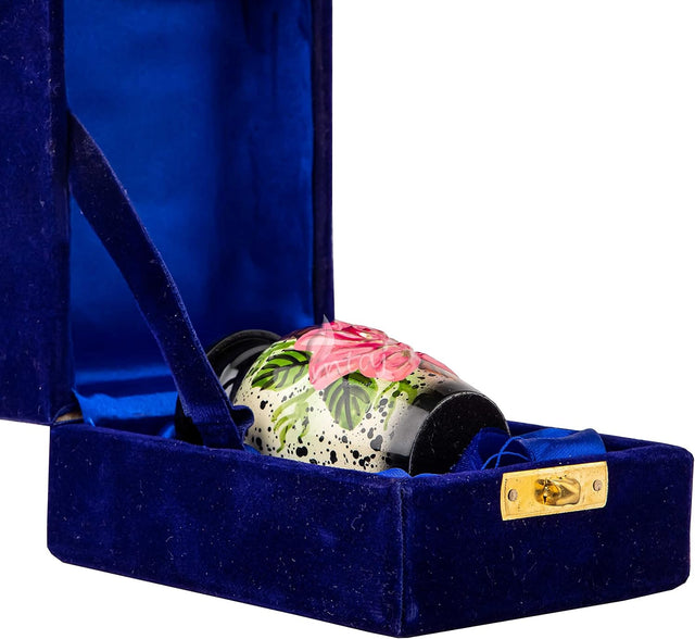 Handcrafted Floral Cremation Urn – Lotus Rainbow Design – Suitable for Adult Men & Women