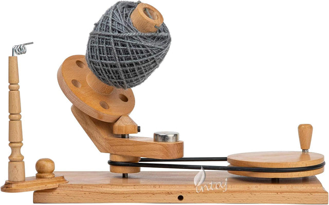 Handcrafted Rosewood Yarn Winder – Large Wooden Yarn Winder for Knitting & Crocheting – Suitable for Heavy Duty Use – Universal Size (14"L x 9.5"H)