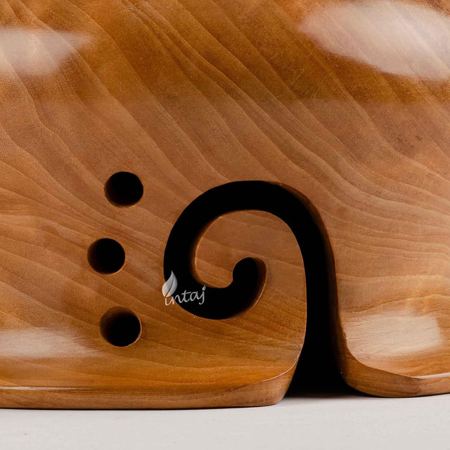 Rosewood Yarn Bowl - Yarn Knitting Bowl Handcrafted - Christmas Gift - Wooden Yarn Bowl for Knitting and Crocheting (X-Large - 7x4, Turned Caramel)