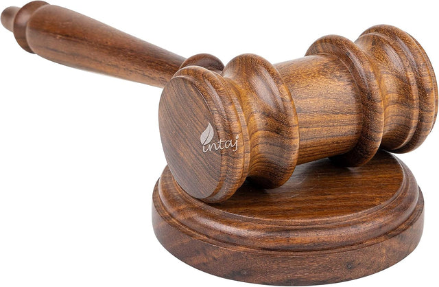 Rosewood Judge Mallet Engraved Auctioneers Mallet Handmade Wooden Judge's Gavel Hammer for Auctions Rosewood Auction Gavels (Rosewood, Standard)
