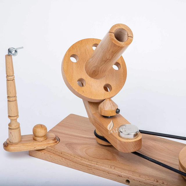 Handcrafted Rosewood Yarn Winder – Large Wooden Yarn Winder for Knitting & Crocheting – Suitable for Heavy Duty Use – Universal Size (14"L x 9.5"H)