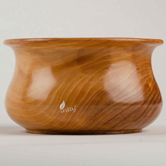 Rosewood Yarn Bowl - Yarn Knitting Bowl Handcrafted - Christmas Gift - Wooden Yarn Bowl for Knitting and Crocheting (X-Large - 7x4, Turned Caramel)
