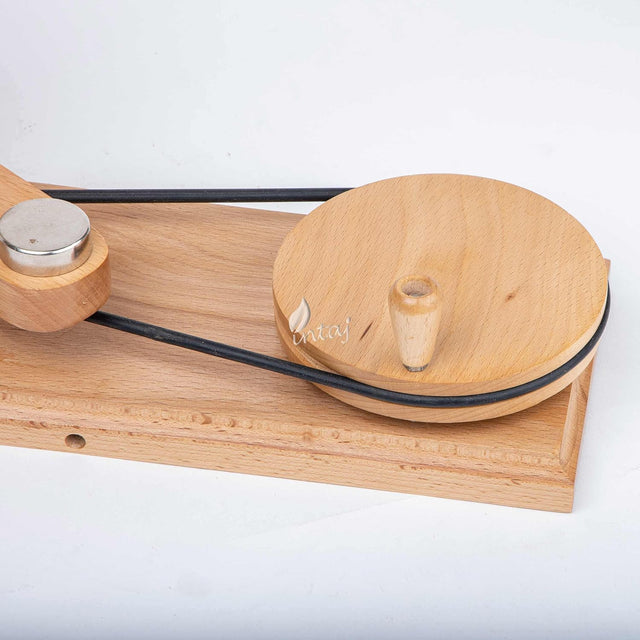 Handcrafted Beechwood Yarn Winder and Swift Combo – Wooden Yarn Ball Winder for Knitting & Crocheting – Large Capacity – Easy to Set Up, Portable & Stable