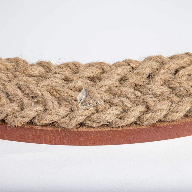 Rustic Wall Mirror - Decorative Wall Mount Round Large Wall Hanging Mirror for Living Room Bathroom Bedroom Farmhouse Entry Wall Decor (Rustic White, 24" Dia)