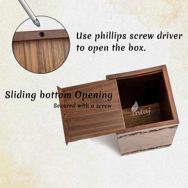 Handcrafted Wooden Cremation Urn – Guitar Wings of Angel – Suitable for Men, Women, Mom & Dad – 250lbs