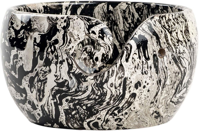 Handmade Large Wooden Yarn Bowl for Knitting Crochet Perfect Yarn Holder Rosewood Bowl for Mothers Day Christmas Gift (X-Large - 7x4, Zebra)