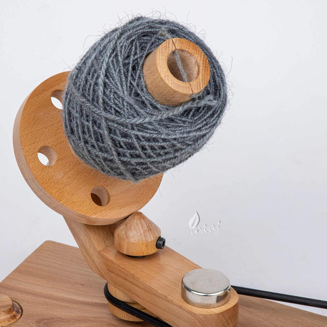 Handcrafted Rosewood Yarn Winder – Large Wooden Yarn Winder for Knitting & Crocheting – Suitable for Heavy Duty Use – Universal Size (14"L x 9.5"H)