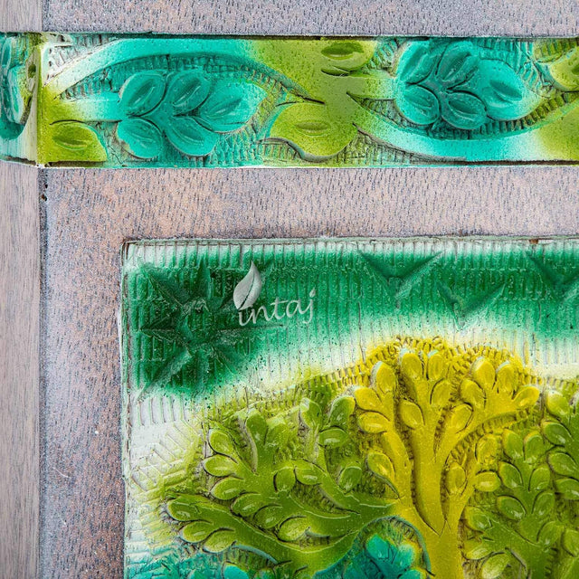 Handcarved Wooden Cremation Urn – Tree of Life Design – Suitable for Adult Men & Women, Mom & Dad, Dogs – 180 Cu/in Capacity