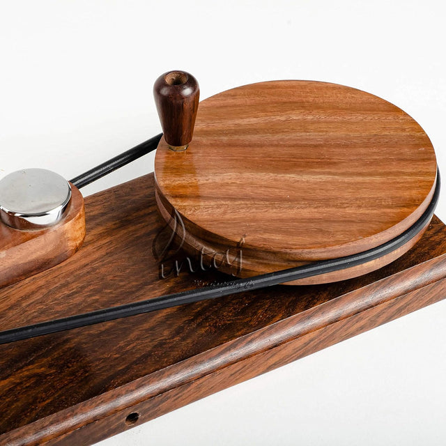 Handcrafted Rosewood Yarn Winder – Large Capacity 16 oz – Suitable for Knitting & Crocheting – Heavy Duty Natural Rosewood Ball Winder – Table Top Wood Yarn Swift and Ball Winder