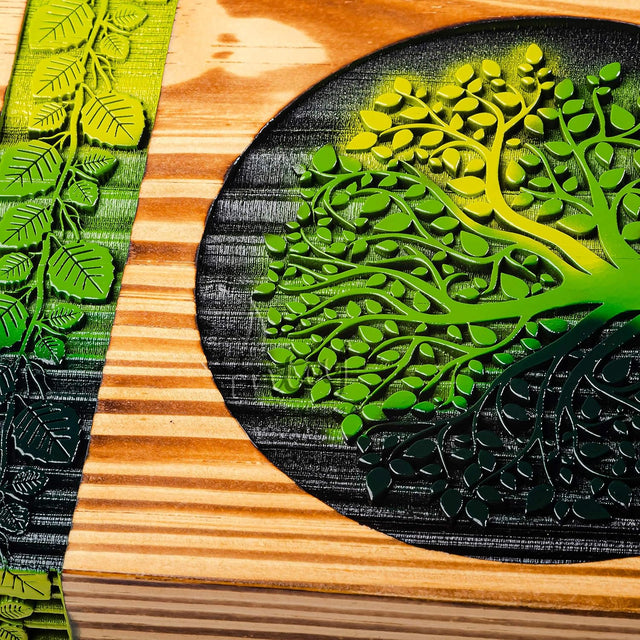 Handmade Tree of Life Urn – Sapling Tree Design – Suitable for Adults – Keepsake (3.5Hx2W, 6.5 Cu/in)