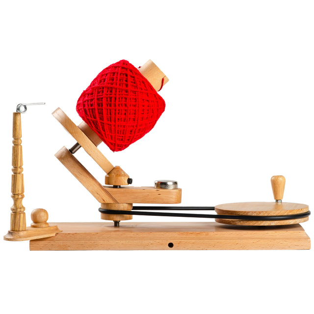 Handcrafted Wooden Yarn Winder – Large Capacity 16 oz – Suitable for Knitting & Crocheting