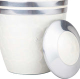 INTAJ Cremation Urn for Human Ashes Adult Male Female, Decorative Urns for Men Women, Large Burial Urn for Adult Ashes up to 250lbs (Adult upto 250lbs, Daisy White)