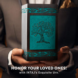 Wooden Cremation Urn – Tree of Life – Suitable for Adults, Children & Pets – 180 Cubic Inch