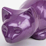 INTAJ Handmade Cremation Urn for Pet Ashes Dog Cat - Large Funeral Urn Handcrafted - Affordable Urn for Ashes - Large Urn Deal Cremation Urn for Dogs Engraved (Purple Cat, Stnd (9x4.5))