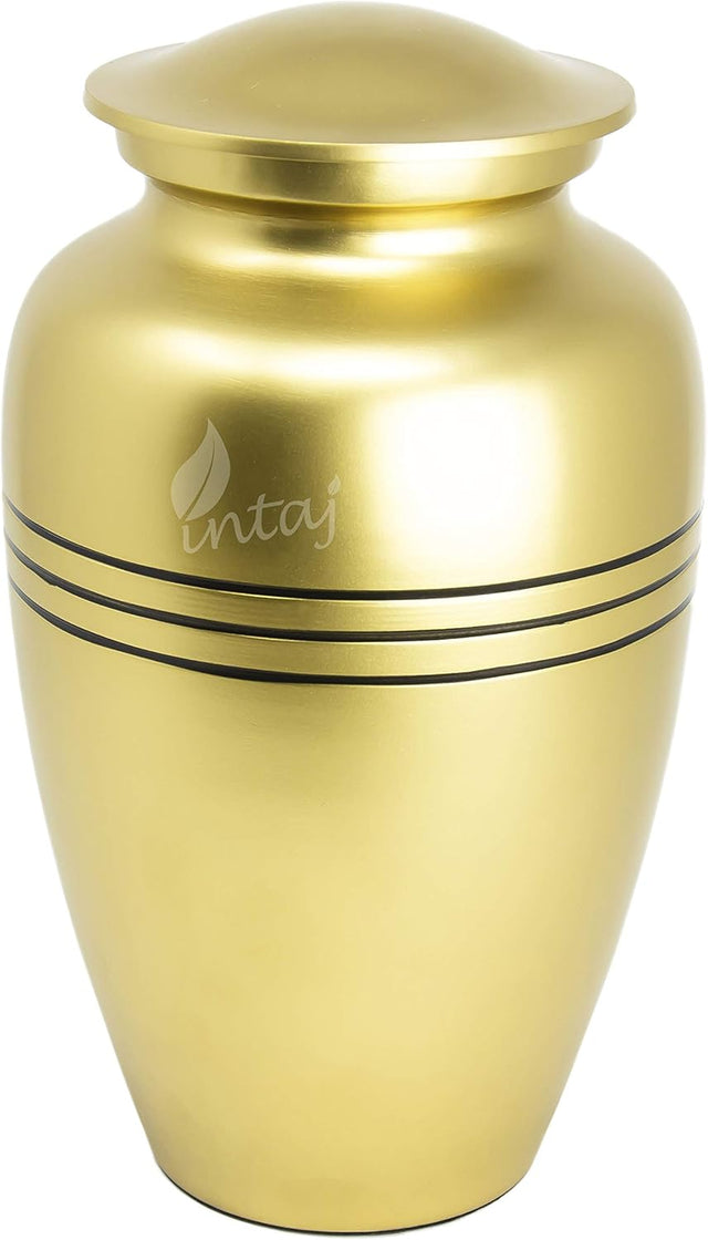 Handcrafted Cremation Urn – Classic Design in Cloud Blue & Silver – Suitable for Adult Men & Women, Mom & Dad – 200lbs Capacity