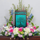 Wooden Cremation Urn – Tree of Life – Suitable for Adults, Children & Pets – 180 Cubic Inch