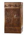 Wooden Cremation Urn – Tree of Life – Suitable for Adults, Children & Pets – 180 Cubic Inch