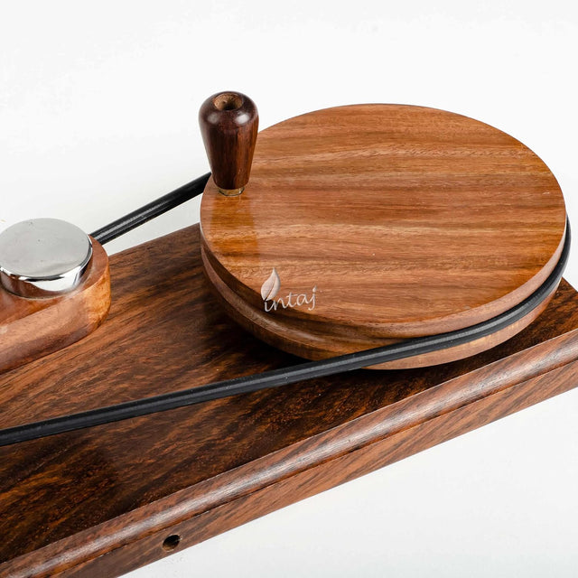 INTAJ Rosewood Yarn Winder and Swift Combo - Wooden Yarn Ball Winder for Knitting and Crocheting - Large Capacity, Easy to Set Up, Portable, Stable - Best Yarn Cake Winder for Your Projects