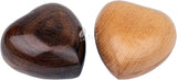 INTAJ Wooden Heart Urn for Human Ashes, Pet Ashes - Cremation Urn for Ashes, Humming Bird Funeral Urn for Dogs,Cats Hand-Crafted - Burial Urn Box (BeechWood, L (5") 14Cu/in)