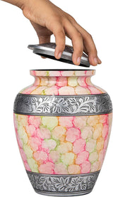 Handcrafted Royal Cremation Urn – Hue Finish design – Suitable for Adult Men & Women, Mom & Dad – 200lbs Capacity