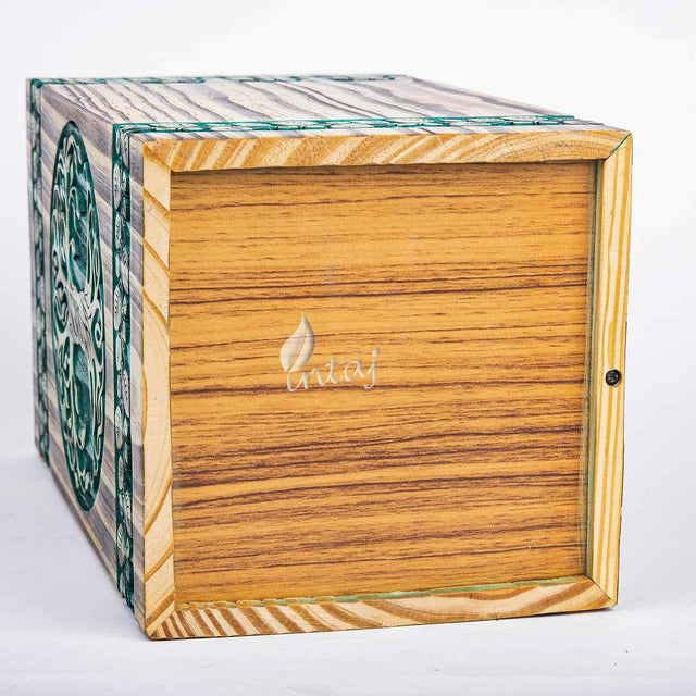 Handcarved Wooden Cremation Urn – Celtic Knot Tree of Life – Suitable for Adult Men & Women, Mom & Dad – 180lbs Capacity