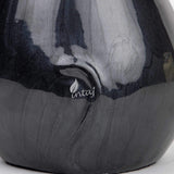INTAJ Handmade Cremation Urn for Pet Ashes Dog Cat - Large Funeral Urn Handcrafted - Affordable Urn for Ashes - Large Urn Deal Cremation Urn for Dogs Engraved (Black Matte Cat, Stnd (9x4.5))