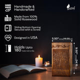 Wooden Cremation Urn – Tree of Life – Suitable for Adults, Children & Pets – 180 Cubic Inch