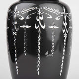 Handcrafted Diamond Cut Cremation Urn – Charcoal Finish – Suitable for Adult Men & Women – 200lbs Capacity