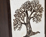 Handmade Rosewood Urn for Human Ashes | Tree of Life Wooden Urns Hand-Crafted - Funeral Cremation Urn for Ashes (Antique Soulful Tree, Keepsake - 100 Cu/in)