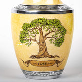 Handcrafted Wooden Cremation Urn – Real Tree Treaty – Suitable for Adult Men & Women, Mom & Dad