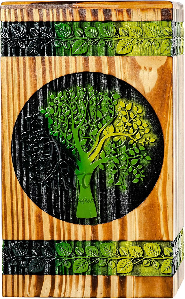 Handmade Tree of Life Urn – Sapling Tree Design – Suitable for Adults – X-Small (7.5Hx4.25W, 100 Cu/in)