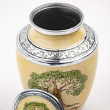 Handcrafted Wooden Cremation Urn – Real Tree Treaty – Suitable for Adult Men & Women, Mom & Dad