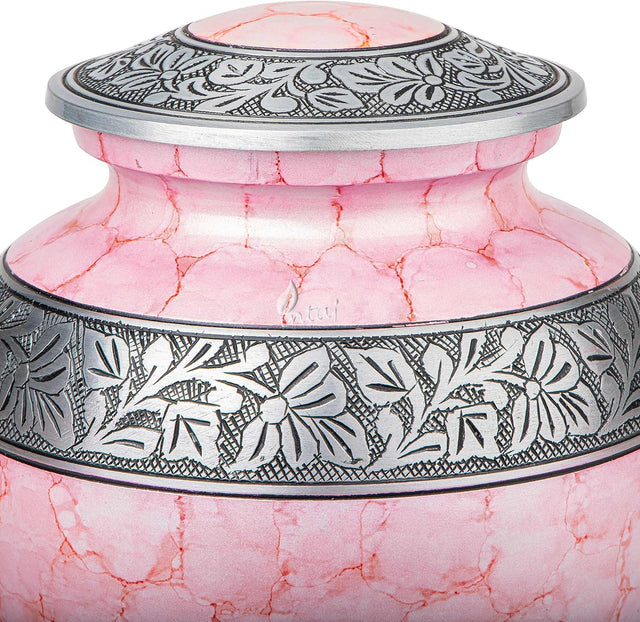 Handcrafted Royal Cremation Urn – Lemonade Finish Design – Suitable for Adult Men & Women, Mom & Dad – 200lbs Capacity