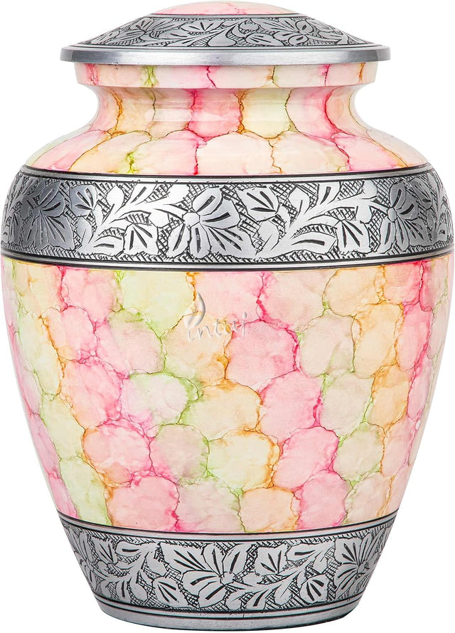 Handcrafted Royal Cremation Urn – Hue Finish design – Suitable for Adult Men & Women, Mom & Dad – 200lbs Capacity