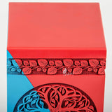 INTAJ Wooden Box Cremation Urn for Human Ashes Adult Male Women Humming Bird Handmade Pet Cat Dog Urn for Ashes Men Female Rosewood Burial Funeral Casket Urns Holds Up to 640 LBS
