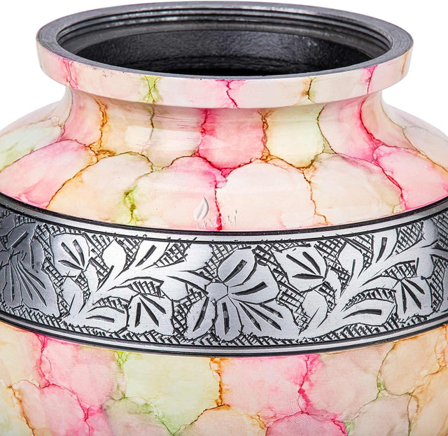 Handcrafted Royal Cremation Urn – Hue Finish design – Suitable for Adult Men & Women, Mom & Dad – 200lbs Capacity