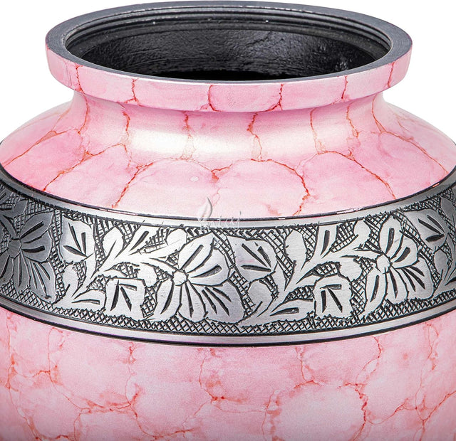 Handcrafted Royal Cremation Urn – Lemonade Finish Design – Suitable for Adult Men & Women, Mom & Dad – 200lbs Capacity