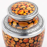 Handcrafted Wooden Cremation Urn – Mosaic Treaty Design – Suitable for Adult Men & Women, Mom & Dad – 200lbs Capacity