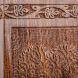 INTAJ Handmade Rosewood Urn for Human Ashes Adult Funeral Urn - Tree of Life Wooden Urn for Ashes Hand-Crafted - Funeral Cremation Urn for Pets (Keepsake (115 Cu/in), Rosewood Heart)